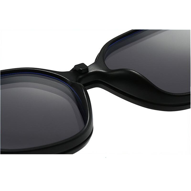 Magnetic Clip-On Sunglasses Polarized Light Filtering Night Vision Gogglee Clip-On Lens Lenses Irregular Frame Myopia Frames