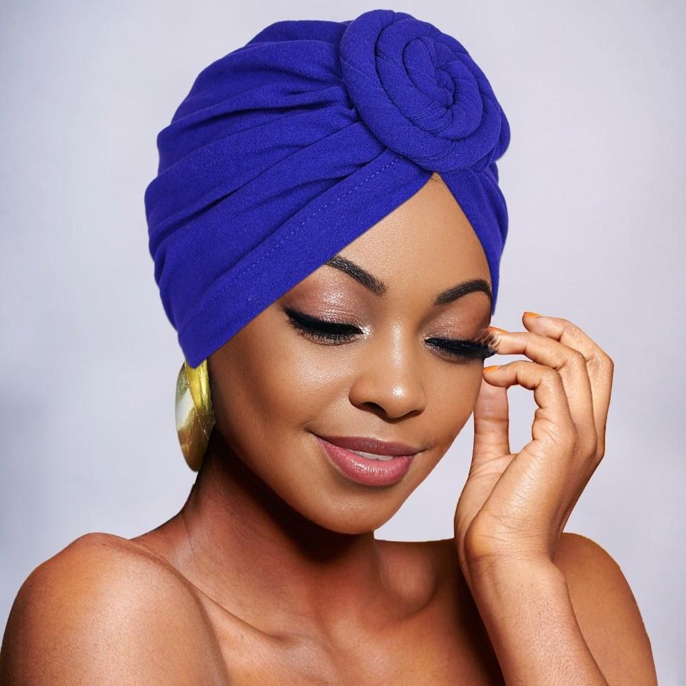 Elastic Twist Knot Turban Hat Wrap Style Islamic Headband Fashion Cancer Chemo Hat  Women Headwear