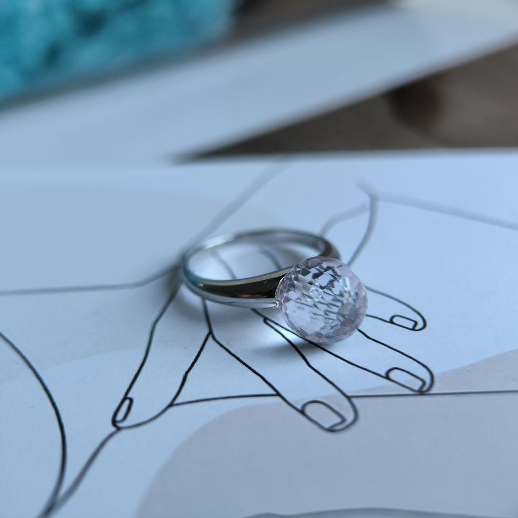 Silver Ring with Cubic Zirconia, Product Weight 3.71 G (60002222)