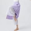 Folk Dance Classical Dancing Pants Women Tie-dye Loose Wide Leg Trouser 2 Layers Rhyme Dancewear Side Split No Streamers