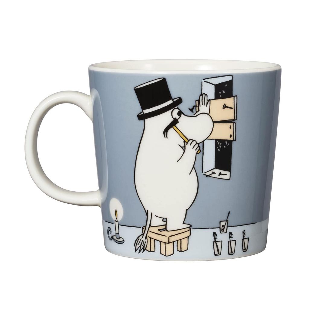 Moomin Arabia Classic Moominpappa Gray Official Gift Moomin Perfect for and Officially Mug, 300ml, Wrapping. Tableware. Christmas, Weddings,