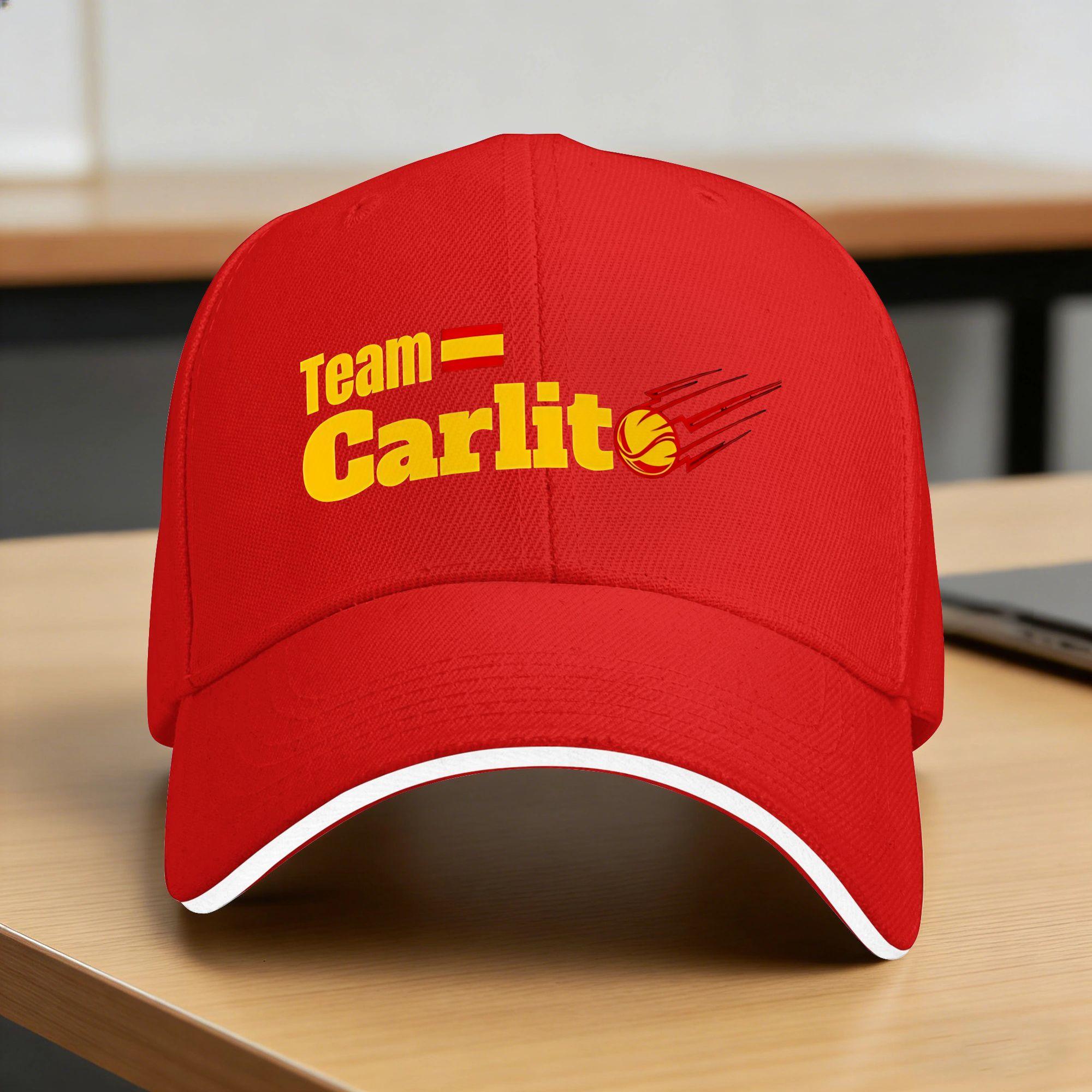Carlos Alcaraz Vamos Baseball Cap Summer Casual Trucker Hat For UnisexTeens Outdoor Sports Sun Baseball Caps One Size