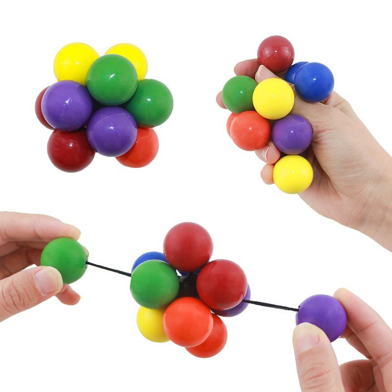 1Pc Variety Bead Decompression Atomic Ball Decompression Toy Molecular Ball  Exotic Toy