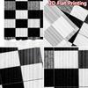 2D Flat Photography Backdrop Popular Party Backdrop Black and White Squares 100% Polyester Festive Backdrops for Suitable
