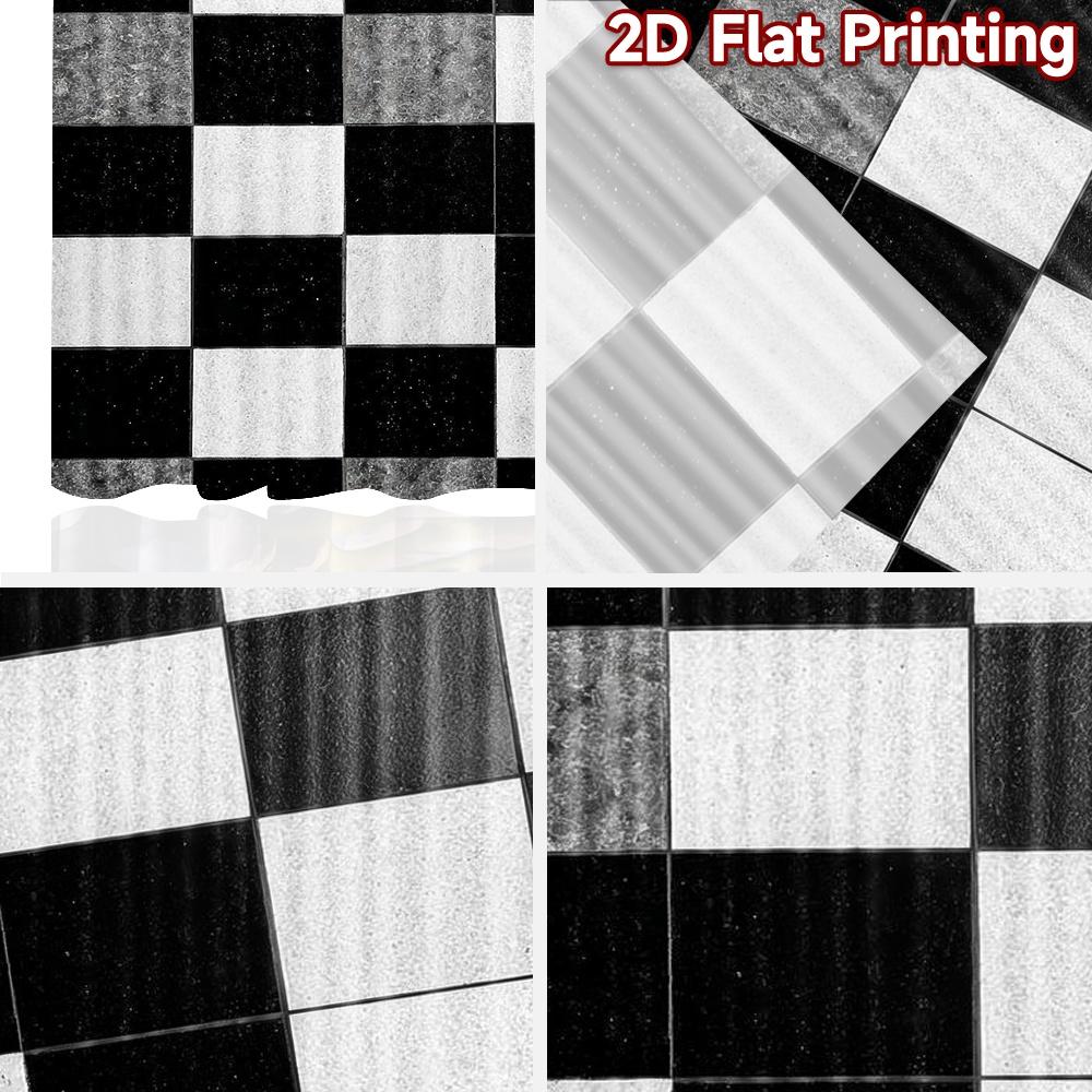 2D Flat Photography Backdrop Popular Party Backdrop Black and White Squares 100% Polyester Festive Backdrops for Suitable