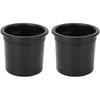Fockety Cup Drink Holder, 2Pcs RV Cup Holder Insert Replacement Plastic Spilling Proof Drink Can Holder Boat Cup Holder Easy Installation for Boats