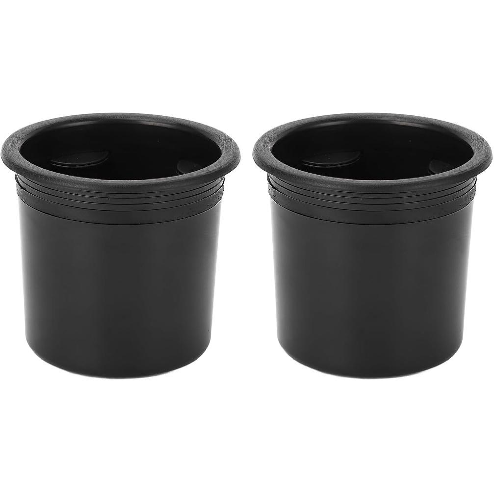 Fockety Cup Drink Holder, 2Pcs RV Cup Holder Insert Replacement Plastic Spilling Proof Drink Can Holder Boat Cup Holder Easy Installation for Boats