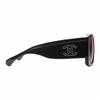 Chanel Double Bridge Design Acetate Frame Square Sunglasses Men and Women Same Style Couple Model Black