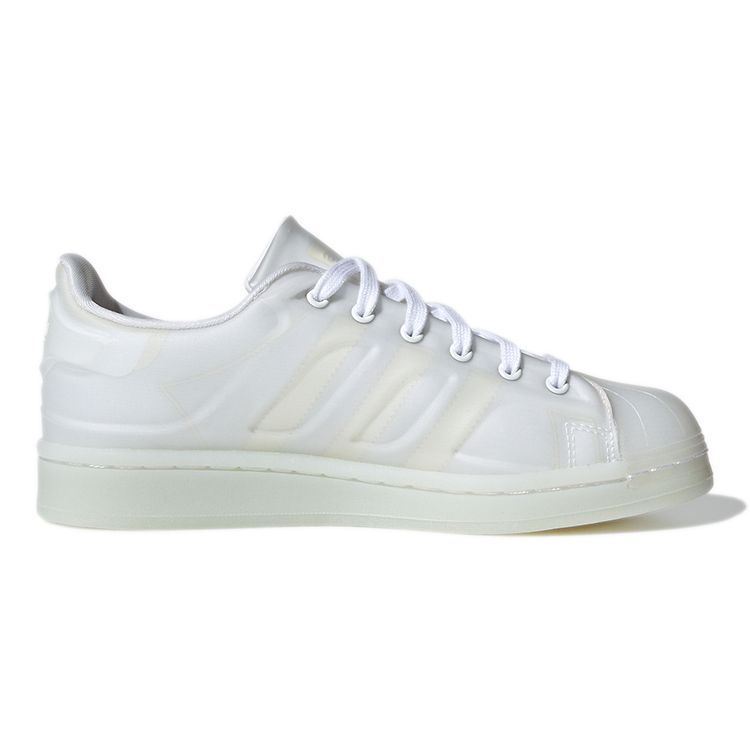 Adidas Originals Superstar Futureshell Comfortable Casual Low Top Kids Skate Shoes Kids Sneakers Bare-White H00834