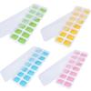 14 Grid Ice Cube Tray Silicone Ice Blocks Maker 4 Color Square Ice Cube Tray  Kitchen Accessories