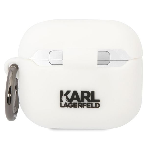 Etui do AirPods 3 Karl Lagerfeld Silicone Karl & Choupette Białe