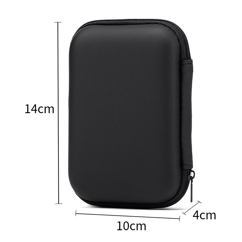 PU Neutral Hard Drive, Earphone, Data Cable, Charger, and Power Bank EVA Storage Bag for WD