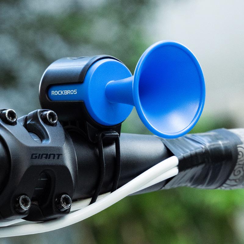 Rock Brothers Universal Electric Bike Horn for Road, Mountain, and Children's Bikes