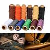 12pcs 55 Yards Per Spool Waxed Thread 150D Hand Stitching Thread Braided Flat Thread  Shoe Repairing