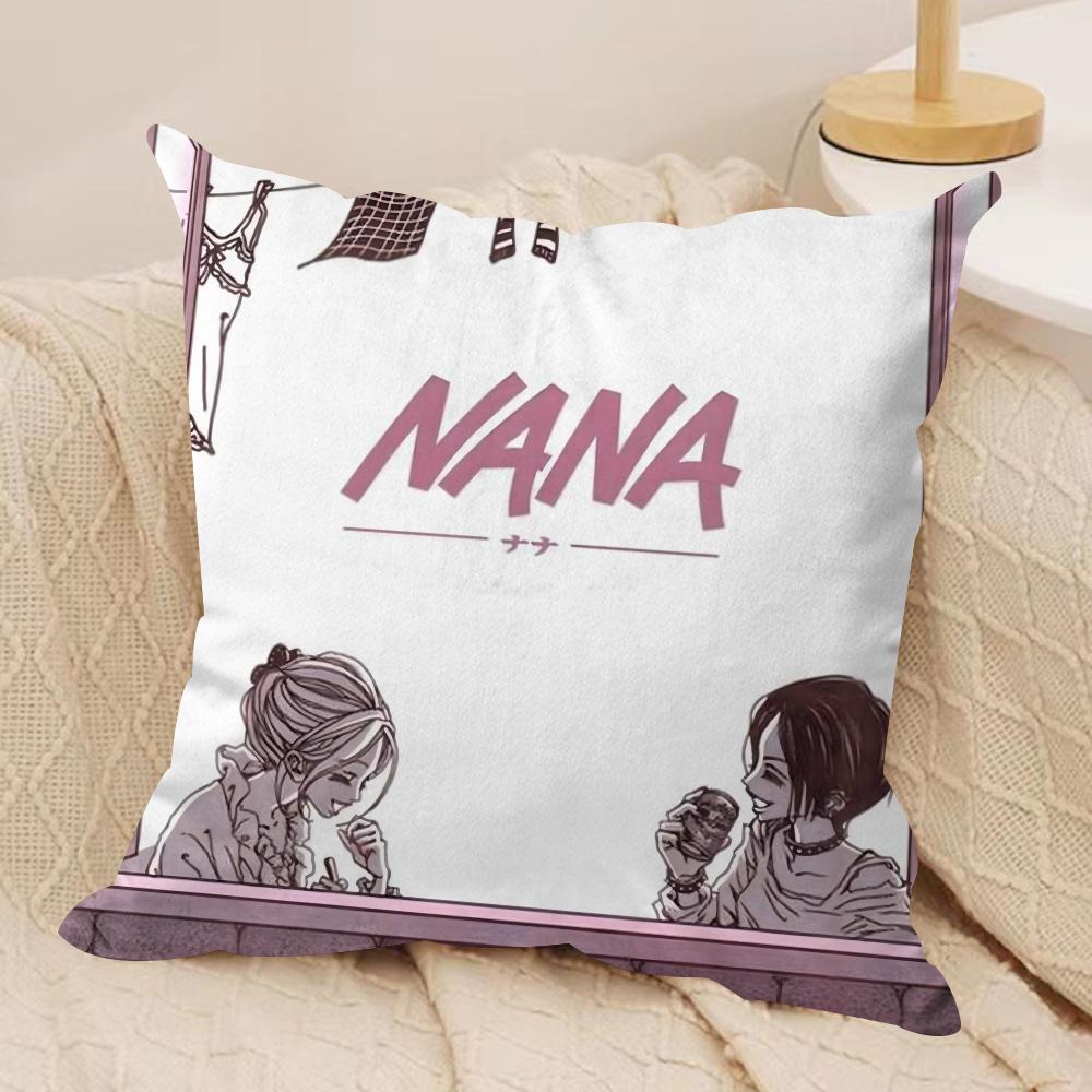 Arrival N-Nana Anime Cushion Cover Soft Plush Double-Sided Printed Sofa Pillow Cushion Cover | Cozy All-Season Decor Gift