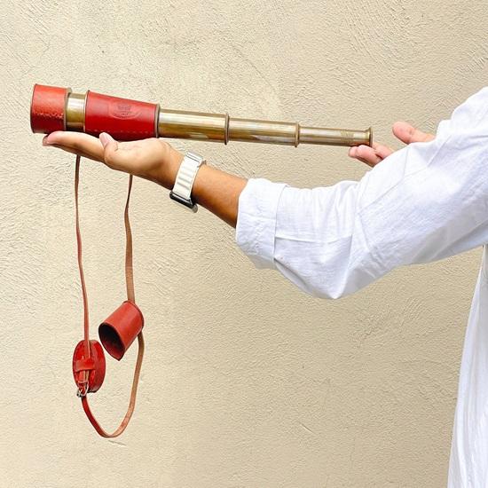 Brass Spyglass  Working Handheld Telescope for Nautical Decor, Adventure Gift Giving Style Monocular