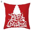 Christmas Themed Throw Pillow Cover With Short Plush Print Living Room Sofa Decoration Cushion Cover Pillow Covers Decorative