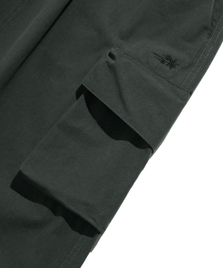 NICEGHOSTCLUB Parachute Midi Skirt_Charcoal(Ng2Esupa90A)