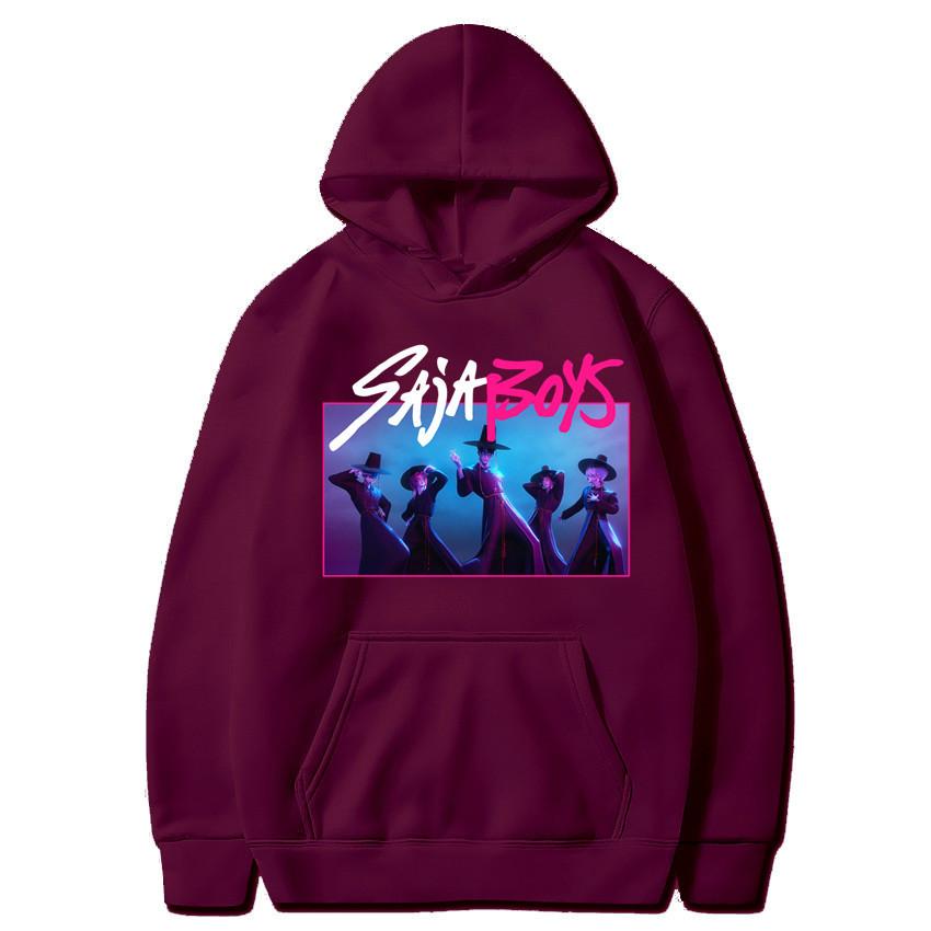 Trend Print Hooded Street Autumn Fashion Fleece Sweatshirt Hoodies Top for Men Women