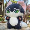 35cm Enthusiasm Wolf Plush Doll Gift Kawaii Emotion Wolf Stuffed Toys Plushies Doll Cute Wolf Toys For Girl Kawaii Room Decor