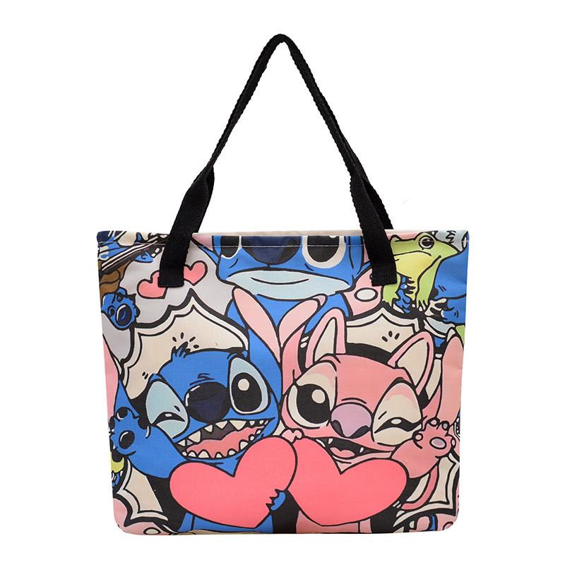 Minnie Cartoon Canvas Tote Bag With Large Capacity For Daily Use