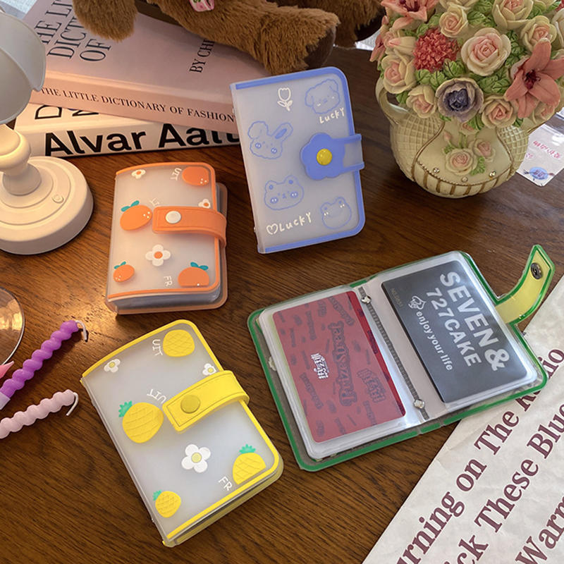 Cute Card Holder For Women Stylish Compact Lightweight Card Case Wallet Fashion Portable Mini Purse Organizer For Credit Cards ID Cash