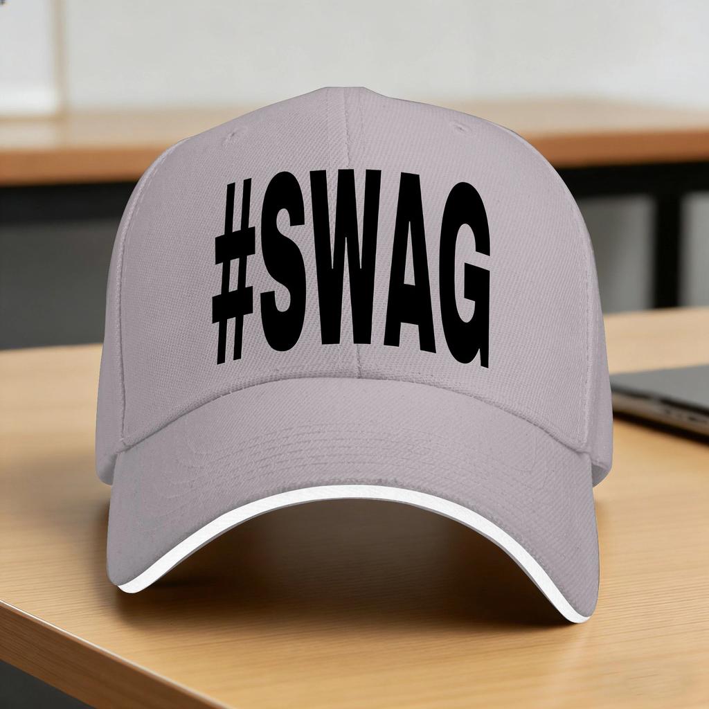 #Swag Baseball Cap Men Adult Design Trucker Hat Summer Vintage Hiking Fishing Sun Visor Baseball Caps