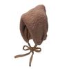 Korean version lace-up plush Lei Feng hat autumn and winter lamb wool warm hat children's cute bag head thickened ear protection cold hat