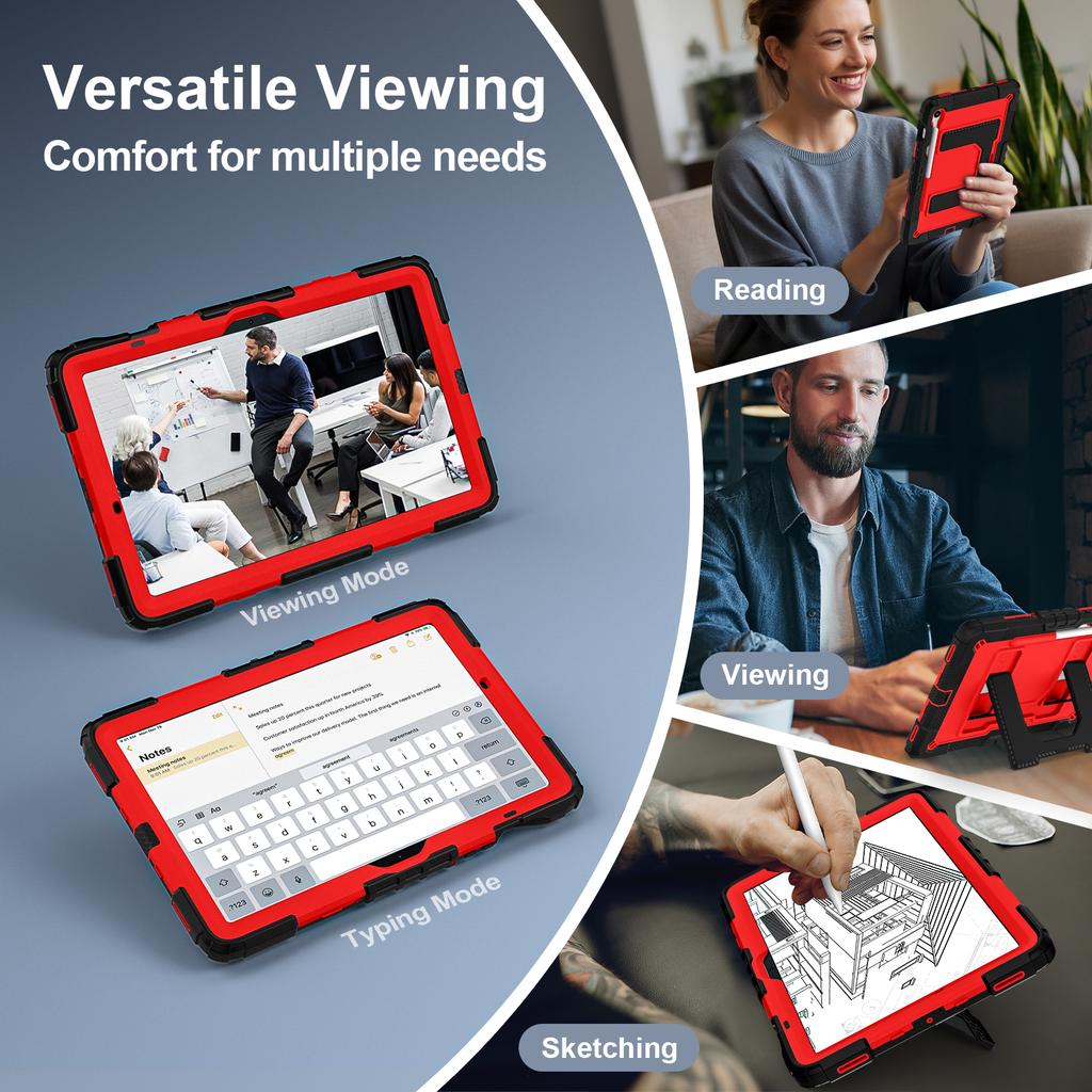 Tablet Protective Case C5 Suitable for Samsung Galaxy Tab S9 FE/S10 FE/S10 Lite 10.9” with Stand 10 Colors Available