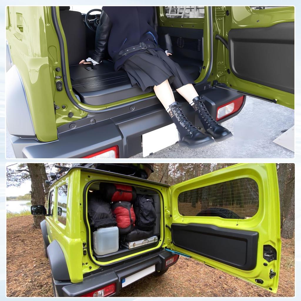 CARVANTA Jimny Back Door Free Jimny Sierra Rear Gate Jimny Free Stop Rear Hatch Freely Fixes Direct Trunk Back Door Door Rear Rear Easy No Drilling