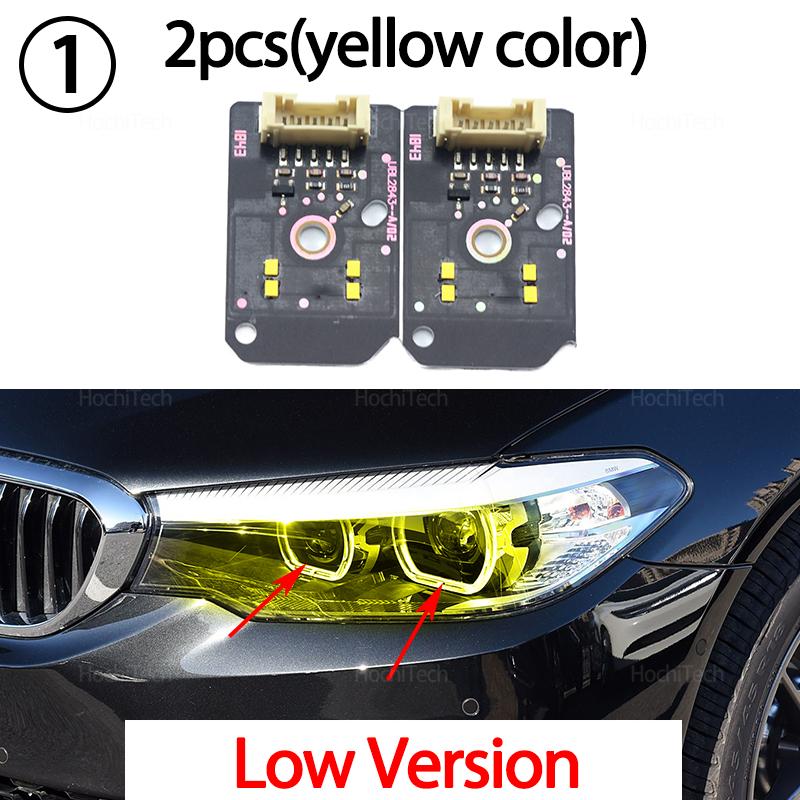 Car Front Headlight Yellow Daylight Led Board for BMW 5 Series G30 G31 M5 F90 Pre-LCI 2017 2018 Superbright Yellow DRL