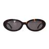 RB2223F 902/B1 54mm Sunglasses Geek Chic Oval Leopard Print Horn-rimmed