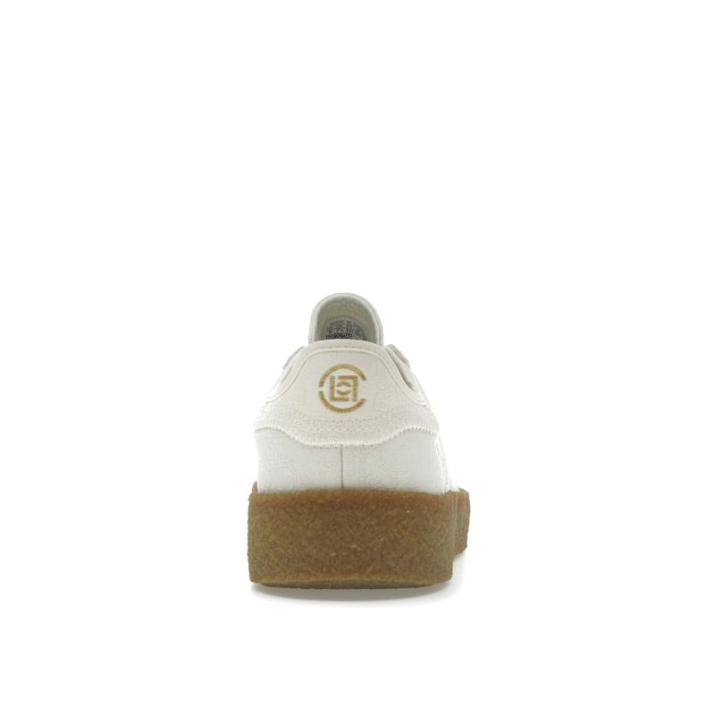 Adidas CLOT X Gazelle Crepe Sole Pack - Cream White Men Sneakers Core-White Gold-Metallic JR5410
