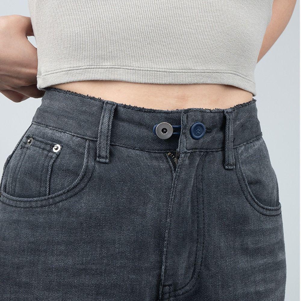 10Pcs Neck Extender Pants Extender Buttons Flexible Neck Relief Tight Collars  for Women Men