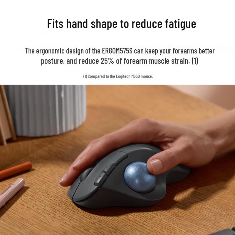 Logitech ERGO M575S Wireless Trackball Mouse