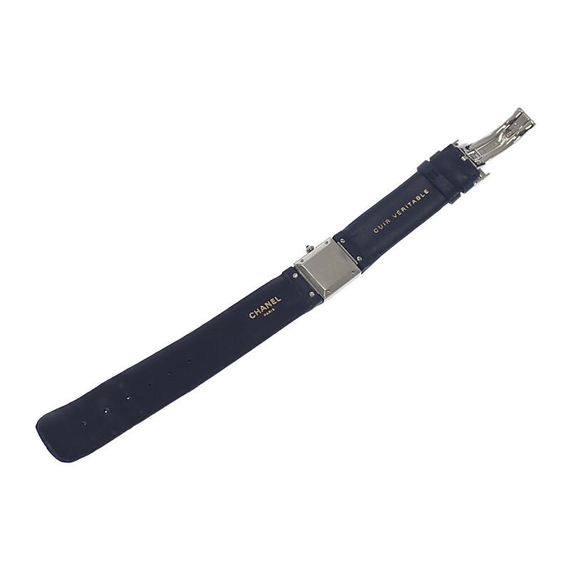 Chanel H0116 Watches black/Silver Stainless Steel/leather Women blackDial