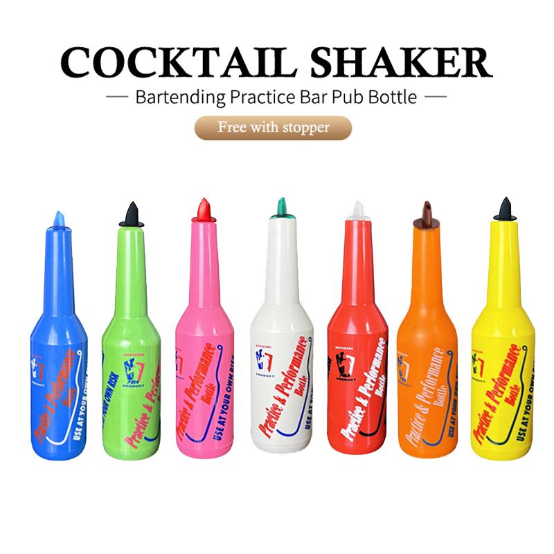 Flair Bartender Wine Bottle Cocktail Shaker Set For Professional Bartending Practice At Home Bar