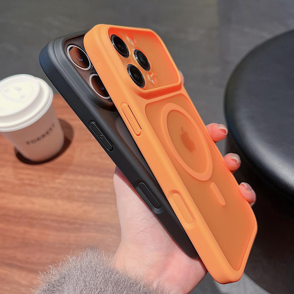 Skin Feel Matte Semi Transparent For Magsafe Phone Case For iPhone 17 16 15 14 13 Pro Max Magnetic TPU Shockproof Armor Cover