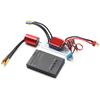 4800KV, CNC NaMachined 6061 T6 Htsink, Red Racing Car Brushless Motor, Programming Card for   Fit