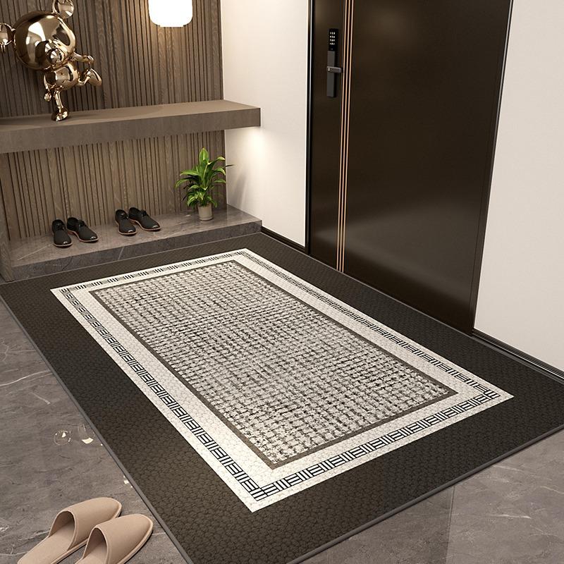 Entrance Door Mat Rectangular Doormat Hall Living Room Carpet  Modern Rug Home Decoration Non-slip Floor Mats