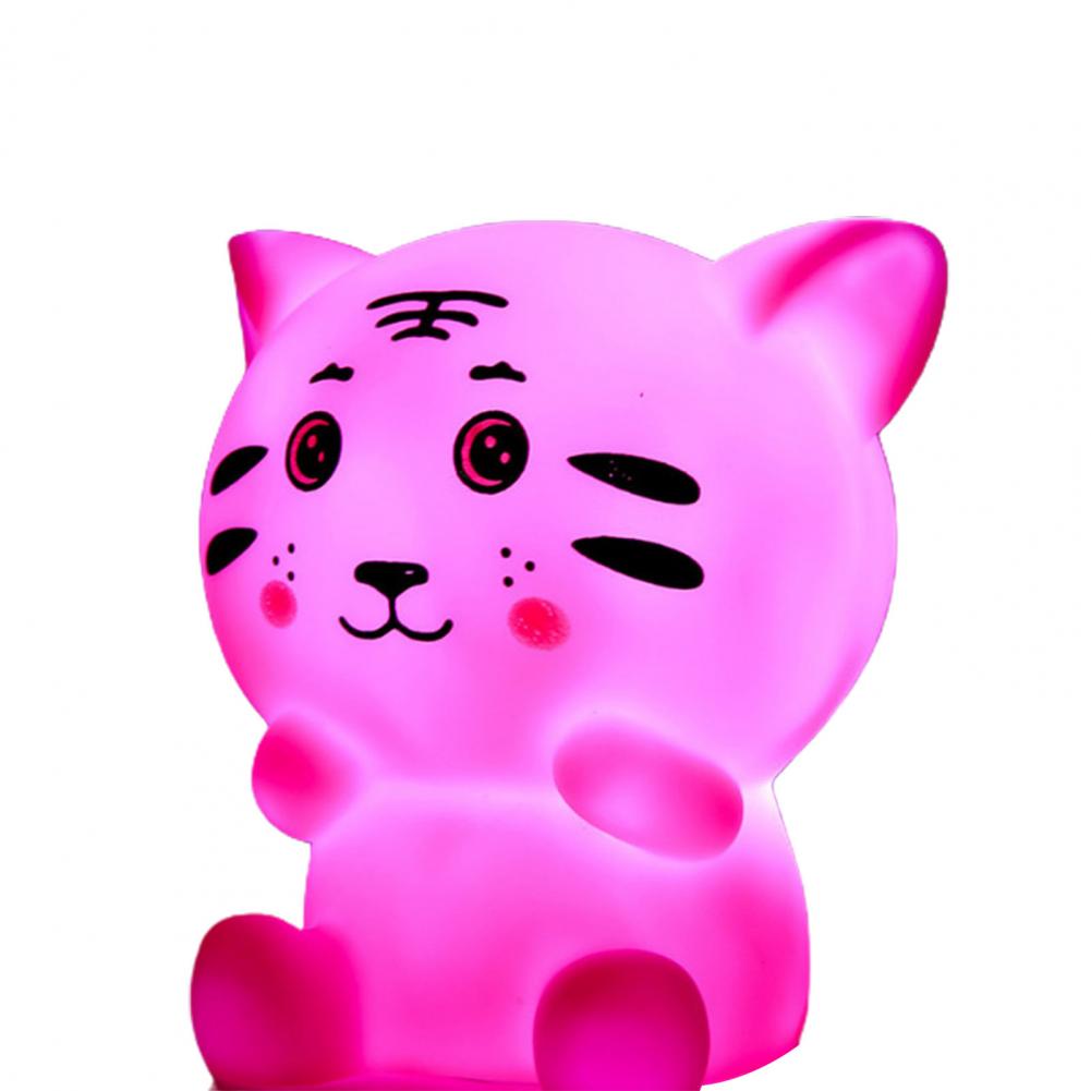 Lampada LED Morbida Luce Notturna Cartone Animato Non Abbagliante Anno Nuovo Luci Decor Tiger Adorabile