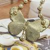 New Hot Brand Vintage Women's Necklace Luxury Jewelry For Women Gift Fashion Butterfly Type Designer Pendant Pearl Chain Choker