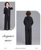 Mom's Spring 2026 Casual Two-Piece Sportswear: Stylish Jacket & Sweatshirt Set for Middle-Aged and Elderly Women