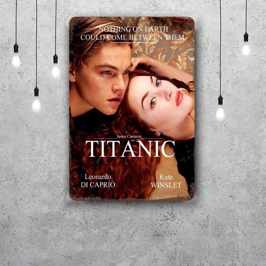 titanic movie Retro Vintage Tin Sign Poster Decorative Plaque Metal Plate Wall Decor