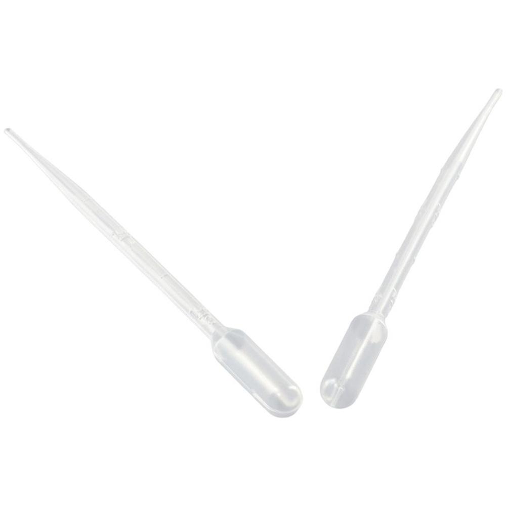 100Pcs Plastic Transfer Graduated Pipettes Clear Eye Dropper Set 2ml Liquid Dropper  Science and Lab
