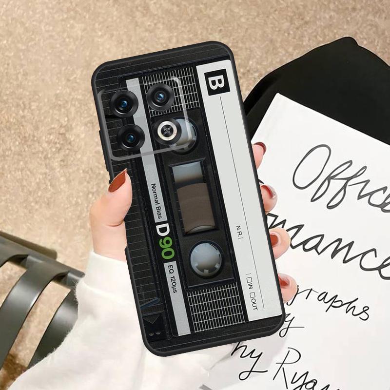 Vintage Cassette Tape Retro Case For OnePlus 13R 13 13s 12 12R 11 10 Pro 10T Nord 3 CE 5 2 4 Lite N10 N20 N30 Back Cover