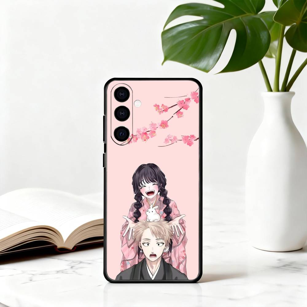 K-Kaoruko W-Waguri Rintaro T-Tsumugi-ES Phone Case Black Silicone Soft For Samsung Galaxy A73,A72,A71,A70,A53,A52,A51