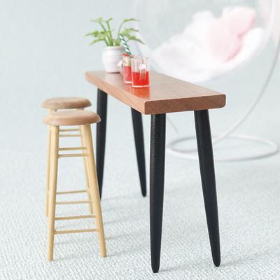 1:12 Dollhouse Mini Tea Table Coffee Table Model Dollhouse Furniture Decoration Dolls House Micro Scene Construction Props