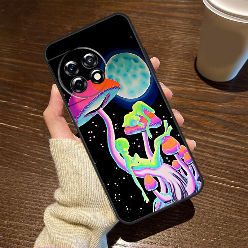 Mushroom Moon Shroom Farmer Case For OnePlus 13T 10T 8T 10R 13R 15 R 13 12 11 9 10 Pro Nord CE 5 2 3 4 Lite N20 N30 Cover