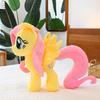 30Cm Kawaii My Little Pony Plush Toys Pinkie Pie Fluttershy Twilight Sparkle Soft Stuffed Dolls Ornaments Plushie Gifts for Kids